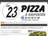 Pizza le23 vente a emporter Villeneuve sur Lot 47