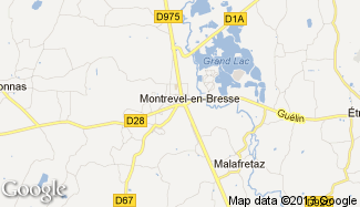 Plan de Montrevel-en-Bresse