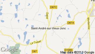 Plan de Saint-André-sur-Vieux-Jonc