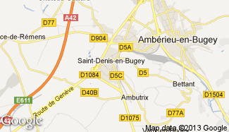 Plan de Saint-Denis-en-Bugey