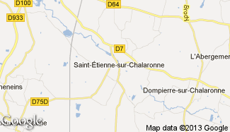 Plan de Saint-Étienne-sur-Chalaronne