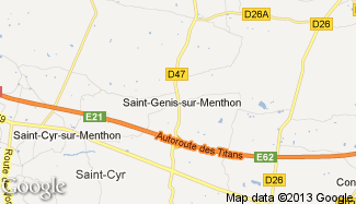 Plan de Saint-Genis-sur-Menthon