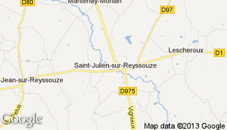 Plan de Saint-Julien-sur-Reyssouze