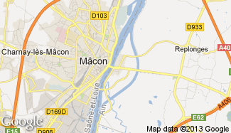 Plan de Saint-Laurent-sur-Saône