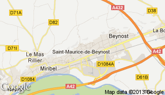 Plan de Saint-Maurice-de-Beynost