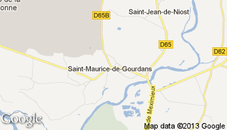 Plan de Saint-Maurice-de-Gourdans