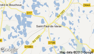 Plan de Saint-Paul-de-Varax
