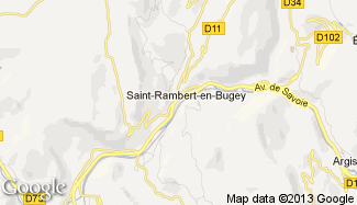 Plan de Saint-Rambert-en-Bugey