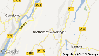 Plan de Sonthonnax-la-Montagne