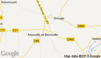 Plan de Aisonville-et-Bernoville