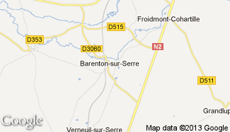 Plan de Barenton-sur-Serre