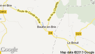 Plan de Baulne-en-Brie