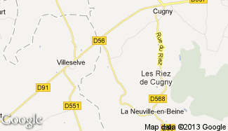 Plan de Beaumont-en-Beine