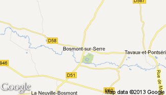 Plan de Bosmont-sur-Serre