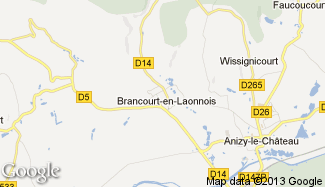 Plan de Brancourt-en-Laonnois