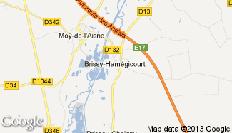 Plan de Brissy-Hamégicourt