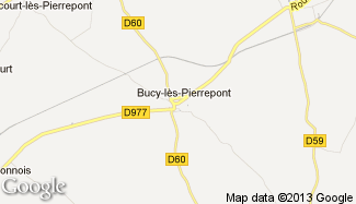 Plan de Bucy-lès-Pierrepont