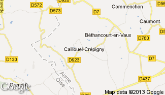 Plan de Caillouël-Crépigny