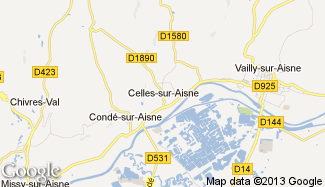 Plan de Celles-sur-Aisne