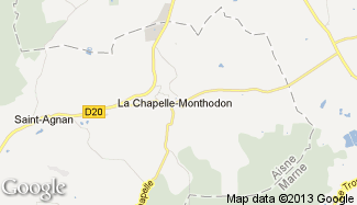 Plan de La Chapelle-Monthodon