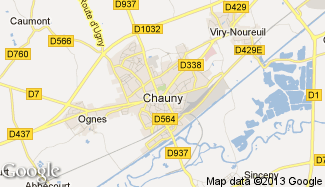 Plan de Chauny