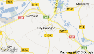 Plan de Ciry-Salsogne
