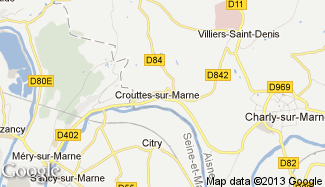 Plan de Crouttes-sur-Marne