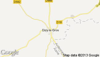 Plan de Dizy-le-Gros