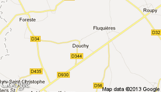 Plan de Douchy