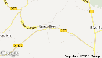 Plan de Épaux-Bézu