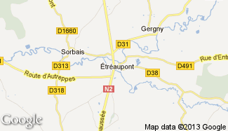 Plan de Étréaupont