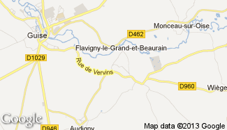Plan de Flavigny-le-Grand-et-Beaurain
