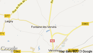 Plan de Fontaine-lès-Vervins