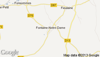 Plan de Fontaine-Notre-Dame