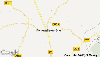 Plan de Fontenelle-en-Brie