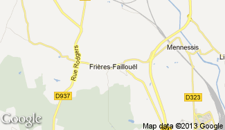 Plan de Frières-Faillouël