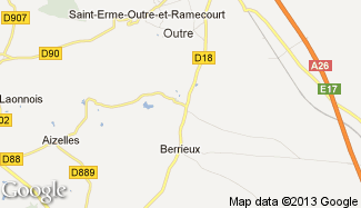 Plan de Goudelancourt-lès-Berrieux