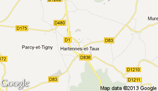 Plan de Hartennes-et-Taux