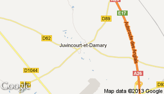 Plan de Juvincourt-et-Damary