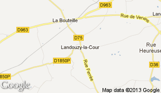 Plan de Landouzy-la-Cour
