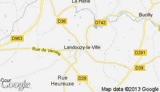 Plan de Landouzy-la-Ville