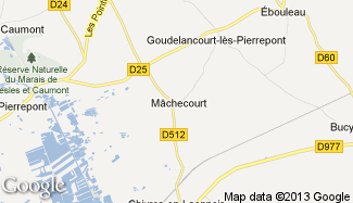 Plan de Mâchecourt