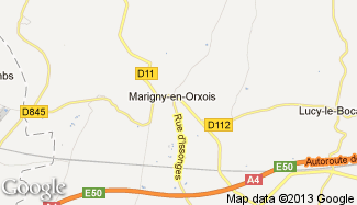 Plan de Marigny-en-Orxois