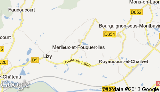 Plan de Merlieux-et-Fouquerolles
