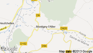 Plan de Montigny-l'Allier