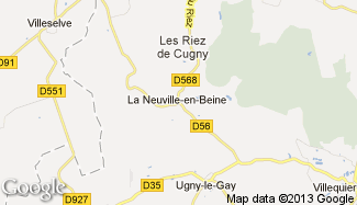 Plan de La Neuville-en-Beine