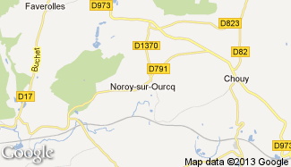Plan de Noroy-sur-Ourcq