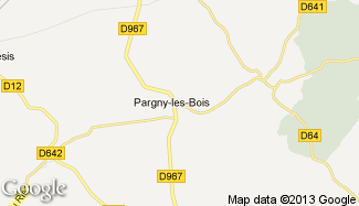 Plan de Pargny-les-Bois