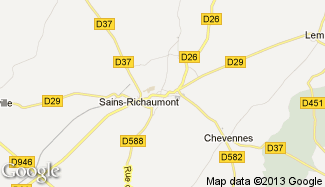 Plan de Sains-Richaumont