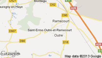 Plan de Saint-Erme-Outre-et-Ramecourt